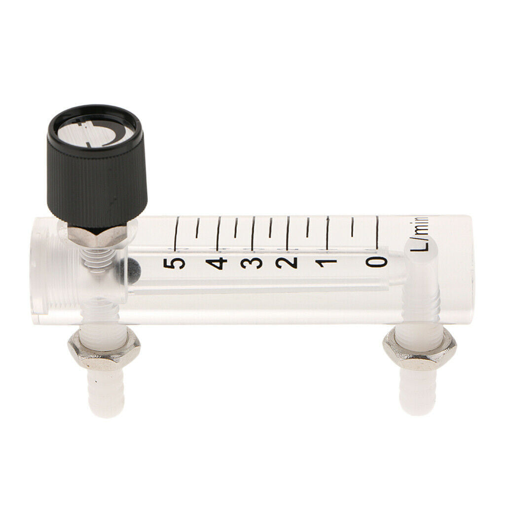 Oxygen Single-phase Flow Meter Supplies 0.5-5L w/ Valve Home Oxygen Bar