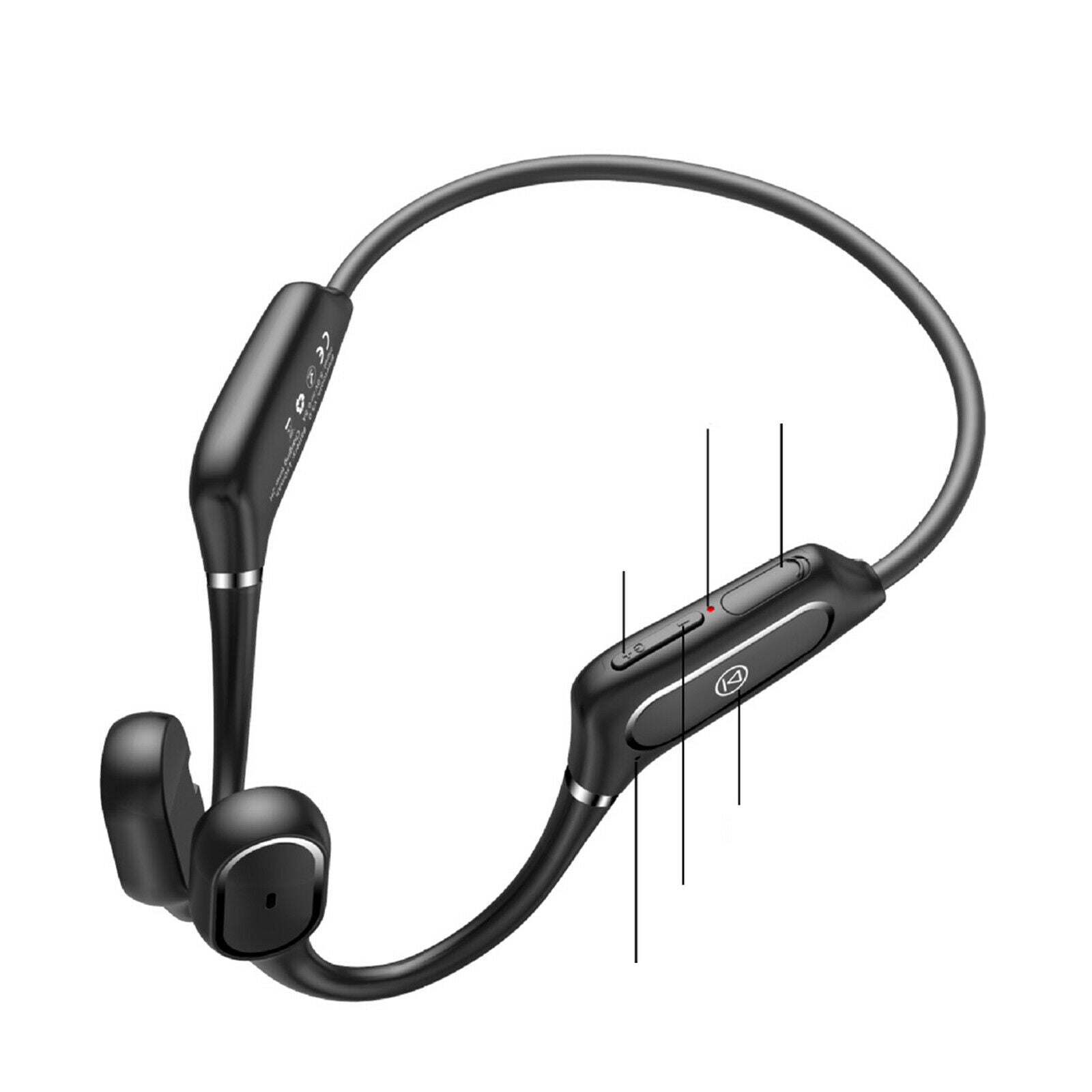 Open Ear Bluetooth 5.0 Headphone Bone Conduction TWS Running Earphones Touch