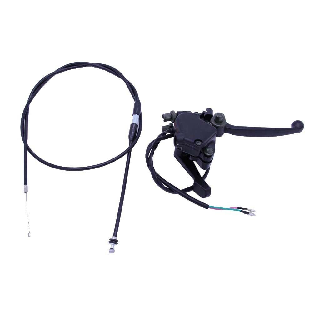 Pack of 1 Throttle Cable Comp with Dual Brake Lever Assy for 50cc 90cc ATV
