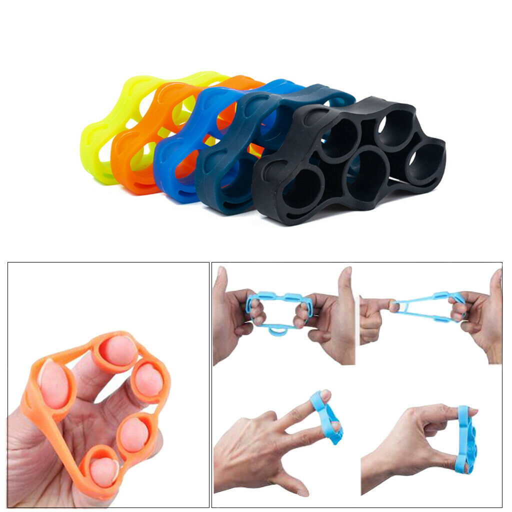 5pcs Heavy Duty Hand Trainer Wrist Strength Wrist Stretcher