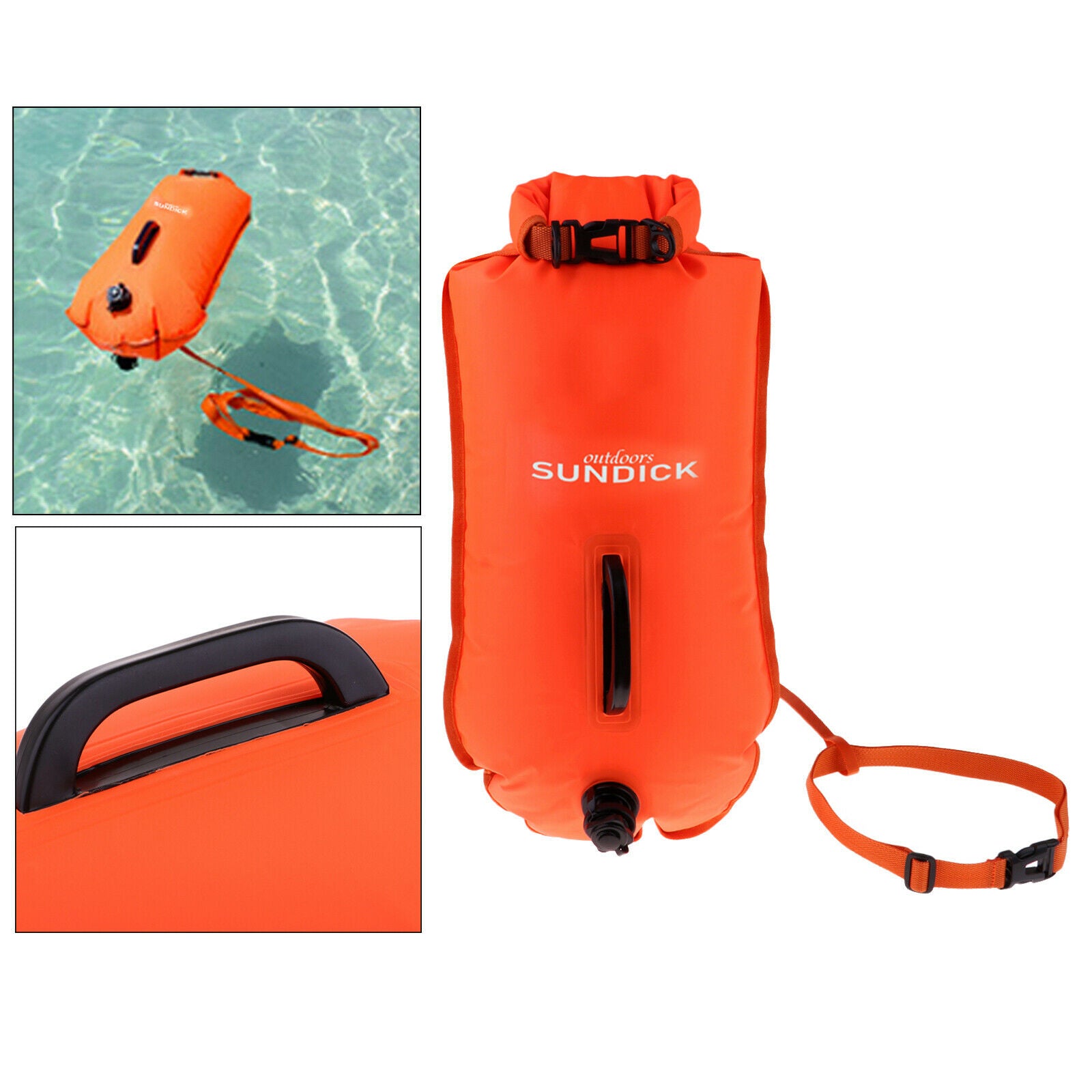 Swim Buoy Floating Dry Bag with Wait Belt Open Water Swim Floats Swimmer