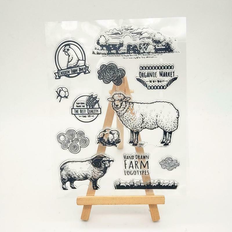 Farm Silicone Clear Seal Stamp DIY Scrapbooking Embossing Photo Album Decorative