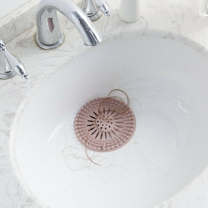 3 Pack Shower Drain Cover Premium Hair Catcher Upgraded Hair Stopper Rubber SiZ7