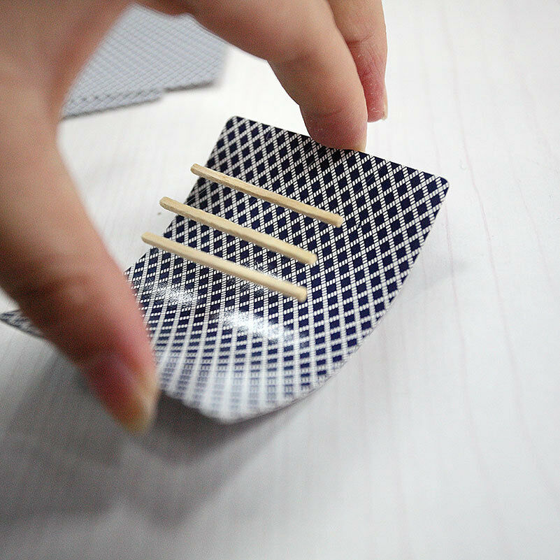 Fad Magic IncredibleFloating Toothpick GimmickMatch Playing BarStreet Trick H BD
