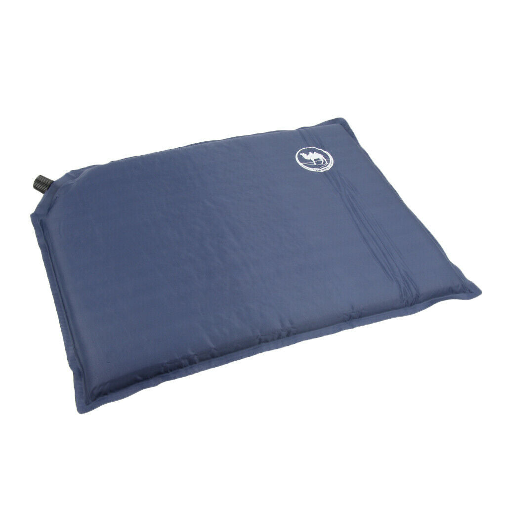 2Pcs Outdoors Self-Inflating Stadium Seat Cushion, Inflatable Polyester Pongee