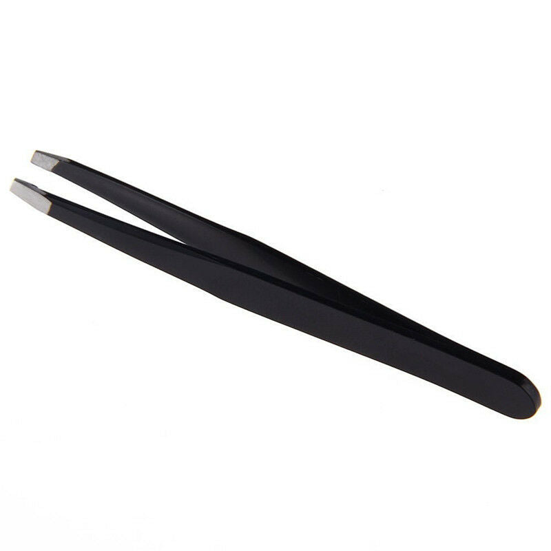 Professional Eyebrow Tweezer Slanted Hair Beauty Woman Beauty Makeup Blac.l8