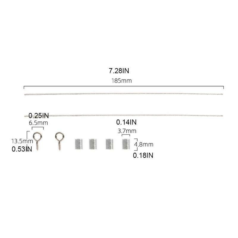 1/10 TRX4 Wireless Off-Road Vehicles & Cars Steel Limb Riser Cable Rope RC Parts