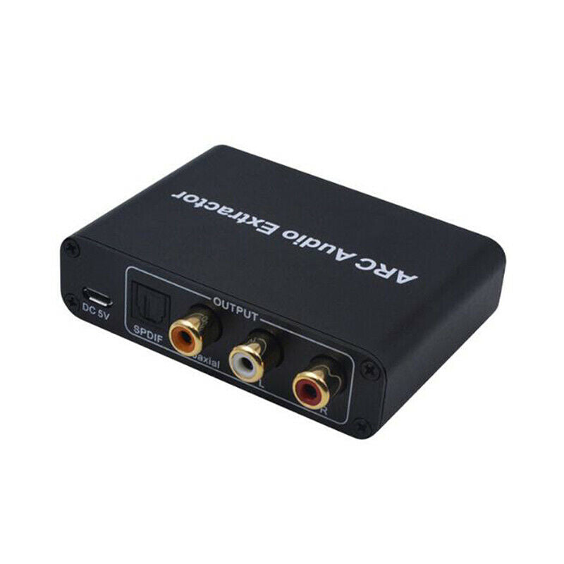 HDMI Digital To Analog Coaxail ARC Audio Extractor Converter Adapter 3.5mmDEAU