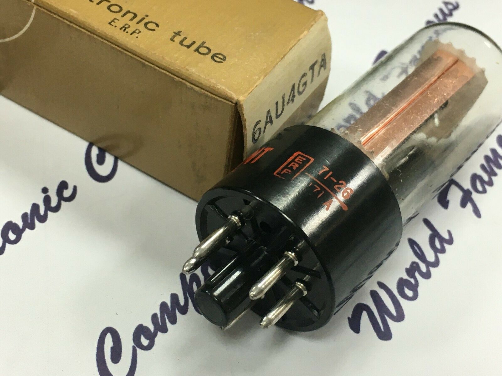 1pcs - DUMONT 6AU4GTA Vacuum tube - NOS