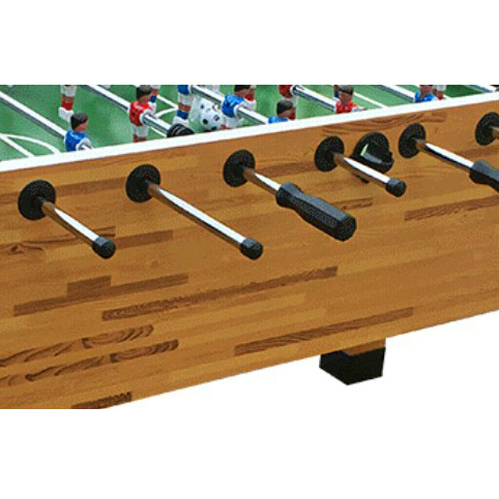 16Pcs Table Football Foosball Rod Cover End   Accessory Black