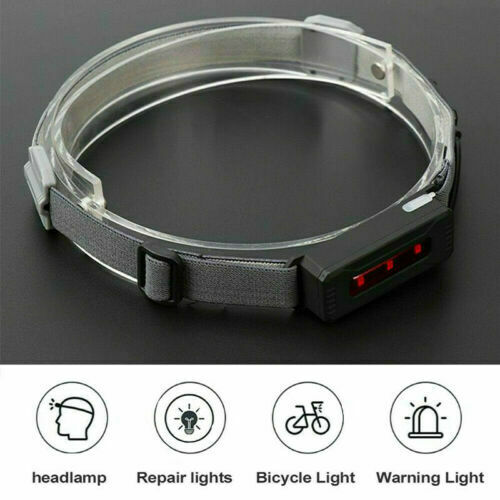 Rechargeable Head Torch COB LED Headlamp Strip Torch Work Light Bar Headlight