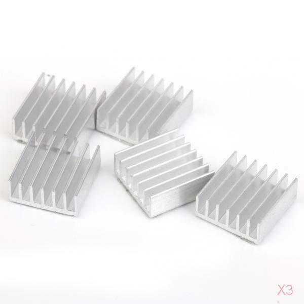 15x Heatsink 14x14x 5mm Aluminum Cooling Fins Kit for Raspberry pi/FPGA/MCU