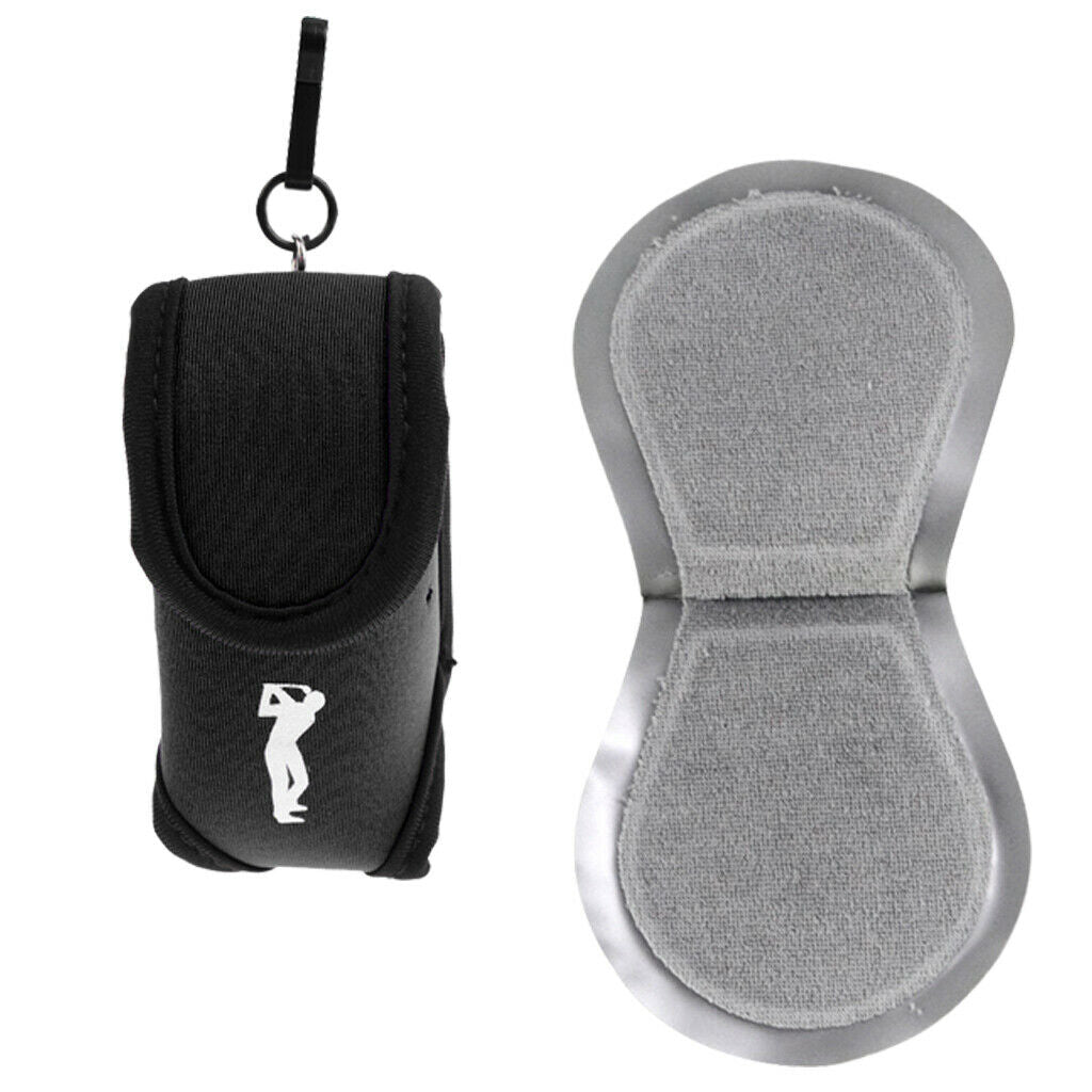 Neoprene  Golf Ball Case with Belt Clip And Clean Towel