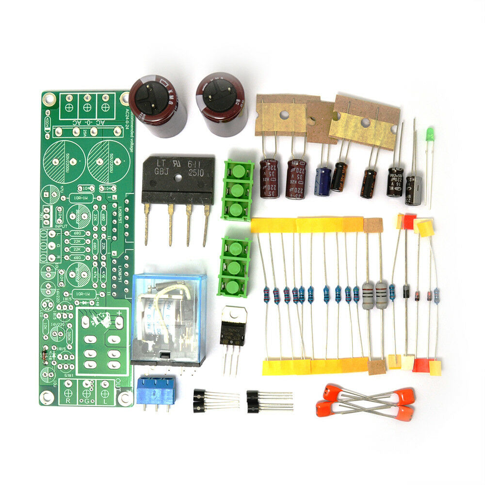 Kit gainclone 3875 LM3875 50W+50W 8ohm Amp board+speaker protection SC