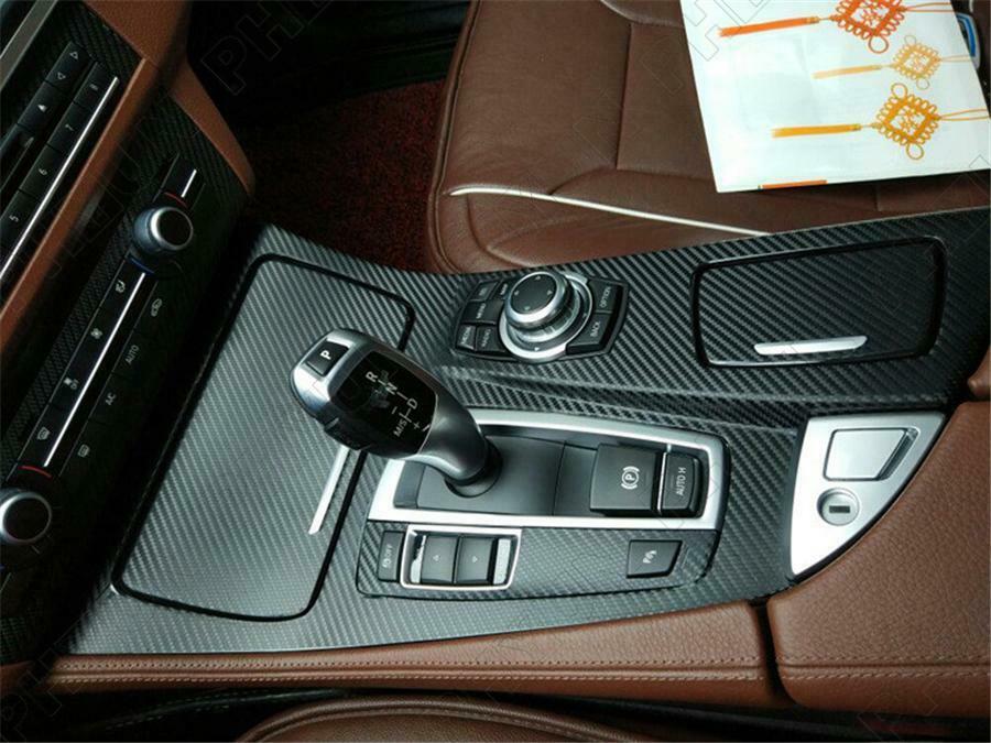 Carbon Fiber Style Interior DIY Trim Stickers For 2011-2017 BMW F10 F18 5 Series