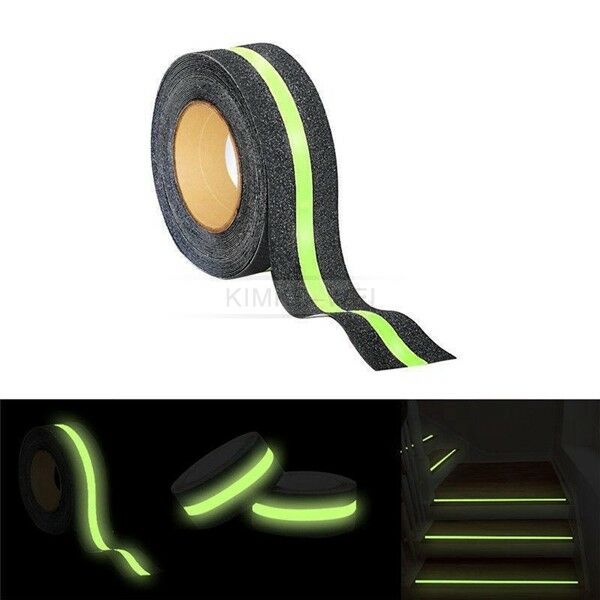 5Mx5CM Luminous Safe Anti Slip Adhesive Tape Glowing Strip For Stair Step Floor