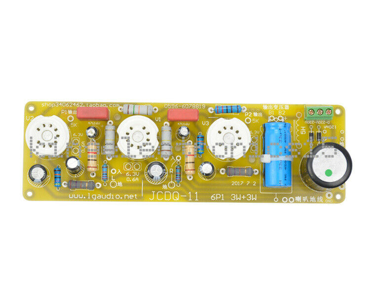 6P1 6N1 Valve Stereo Amplifier Board Vacuum Tube Amplifiers Filament AC Power K