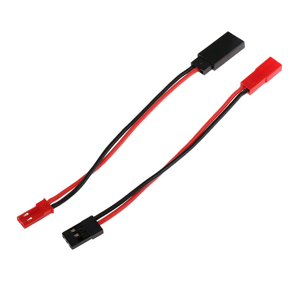2pcs JST Female/Male to JR Male/Female Plug Servo Connector Adapter RC Parts