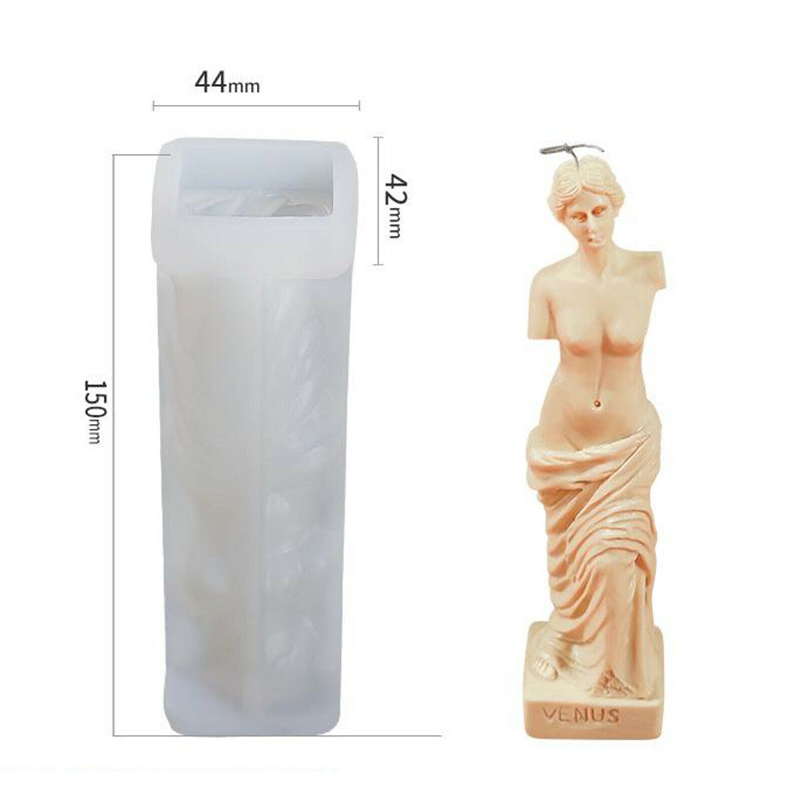 Roman Goddess Silicone Mold Epoxy DIY Soap Making Tool Home Wedding Party