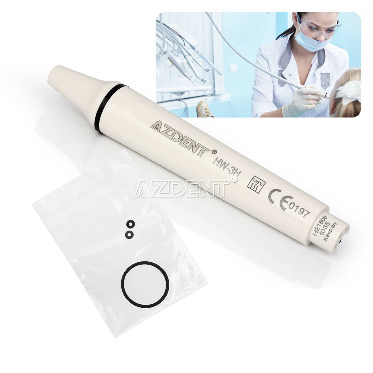 2PCS Ultrasonic Scaler Handpiece For EMS/Woodpecker Ultrasonic Piezo Scaler NEW