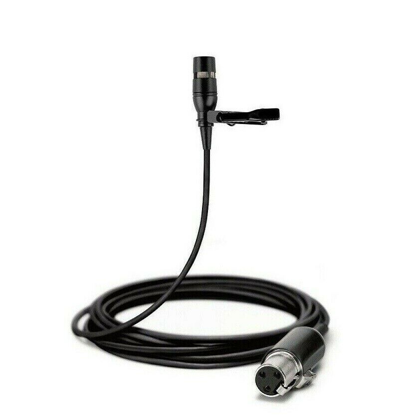 Lapel Microphone Lavalier Mic For Samson AKG Wireless System 3 pin XLR Connector