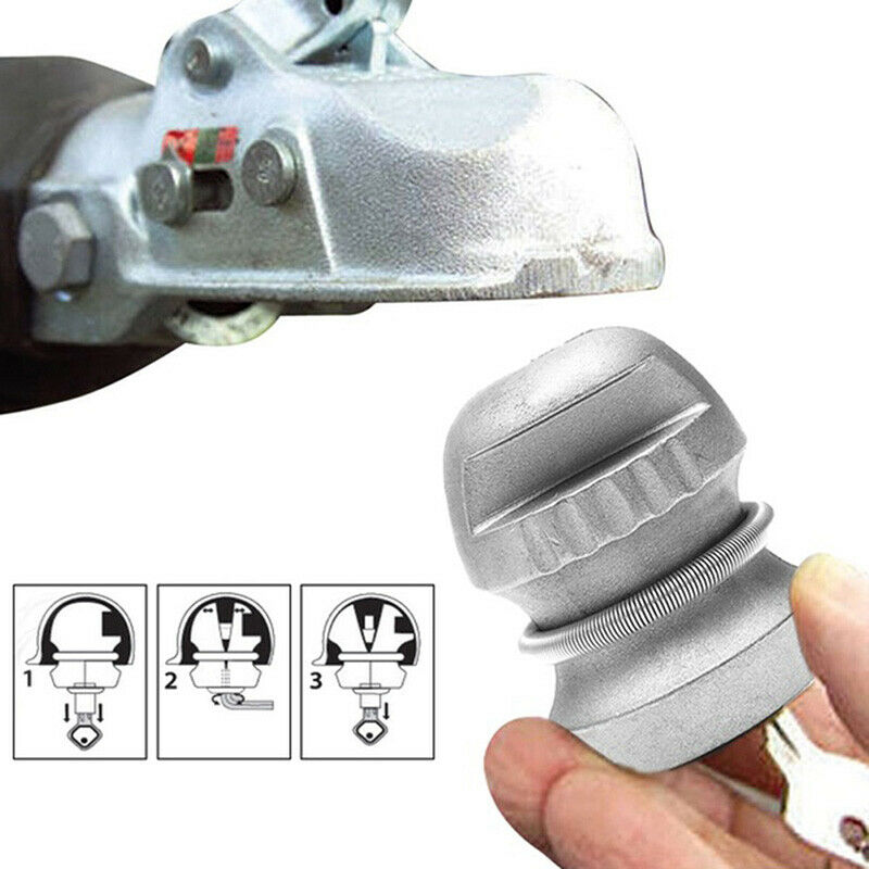 1pc Universal Hitchlock Trailer Hitch Coupling Lock Tow Ball Lock Caravan L Qx
