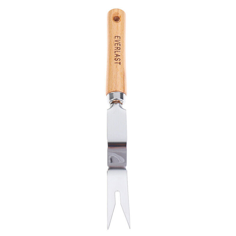 Stainless Steel Garden Weeder Hand Weeding Removal Roots Cutter Puller Tools IE