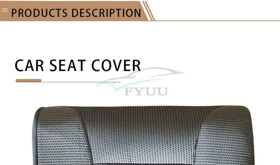 For Dodge Ram 1500 2500 3500 Gray Durable Driver Side Bottom Leather Seat Cover