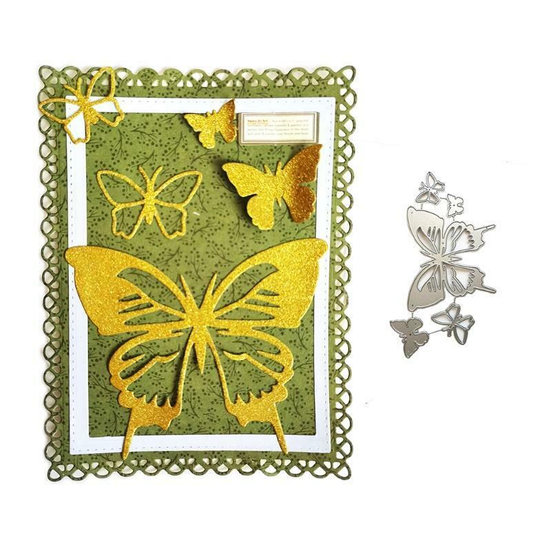Butterflies Metal Cutting Dies Stencil DIY Scrapbook Album Paper Card Template