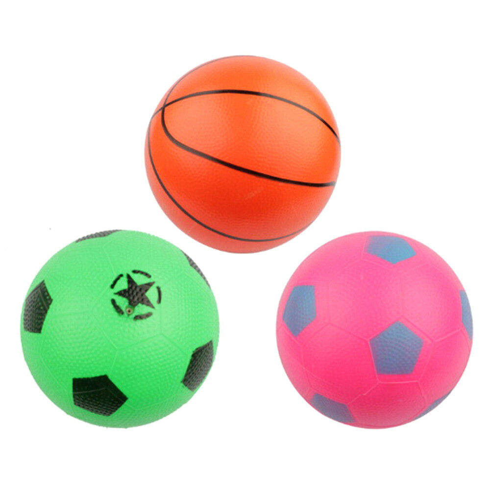 Soft Rubber Small Soccer Basketball Children Kids Sport Outdoor Ball Gift T Tt
