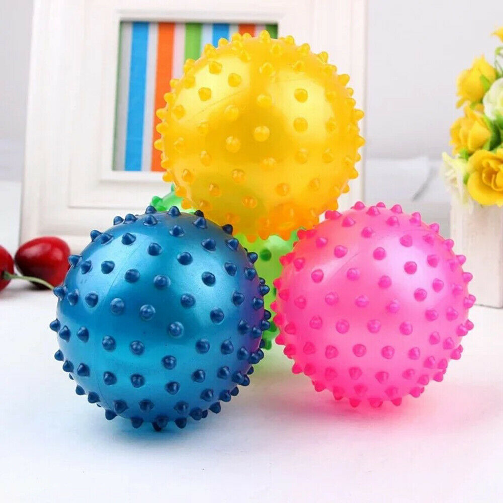5 Pieces of PVC Inflated Knobby Bouncy Massage Ball 6 Inch  Ball