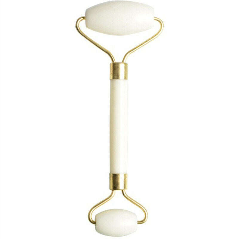 Jade Stone Facial Massage Roller For Face Neck Natural Massager Green ThinFCA