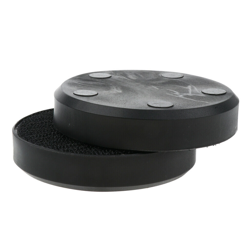 2x Longboard Sliding Palm Pucks Skateboarding Flicker Racing Part Black