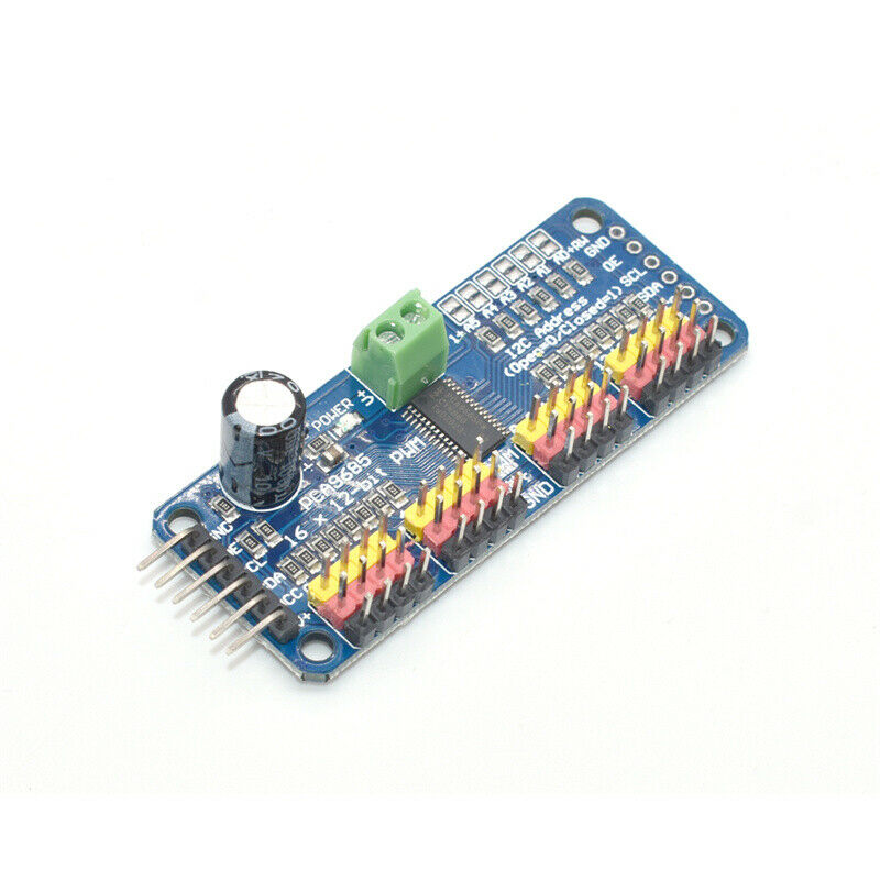 16-Channel 12-bit PWM/Servo Driver-I2C interface-PCA9685 DIY Servo Shield MY1