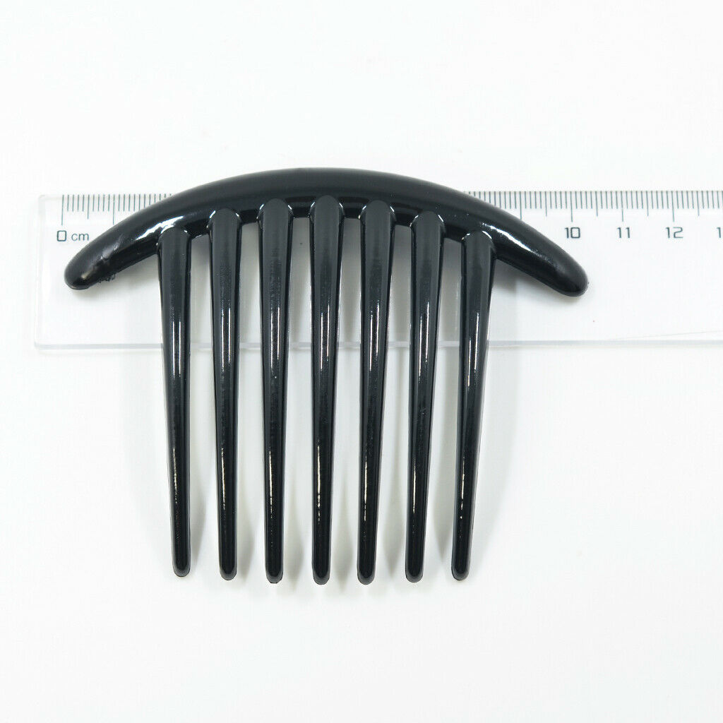 10X Women Girls Plastic Side Clip Hair Comb French Twist Hair Accessories