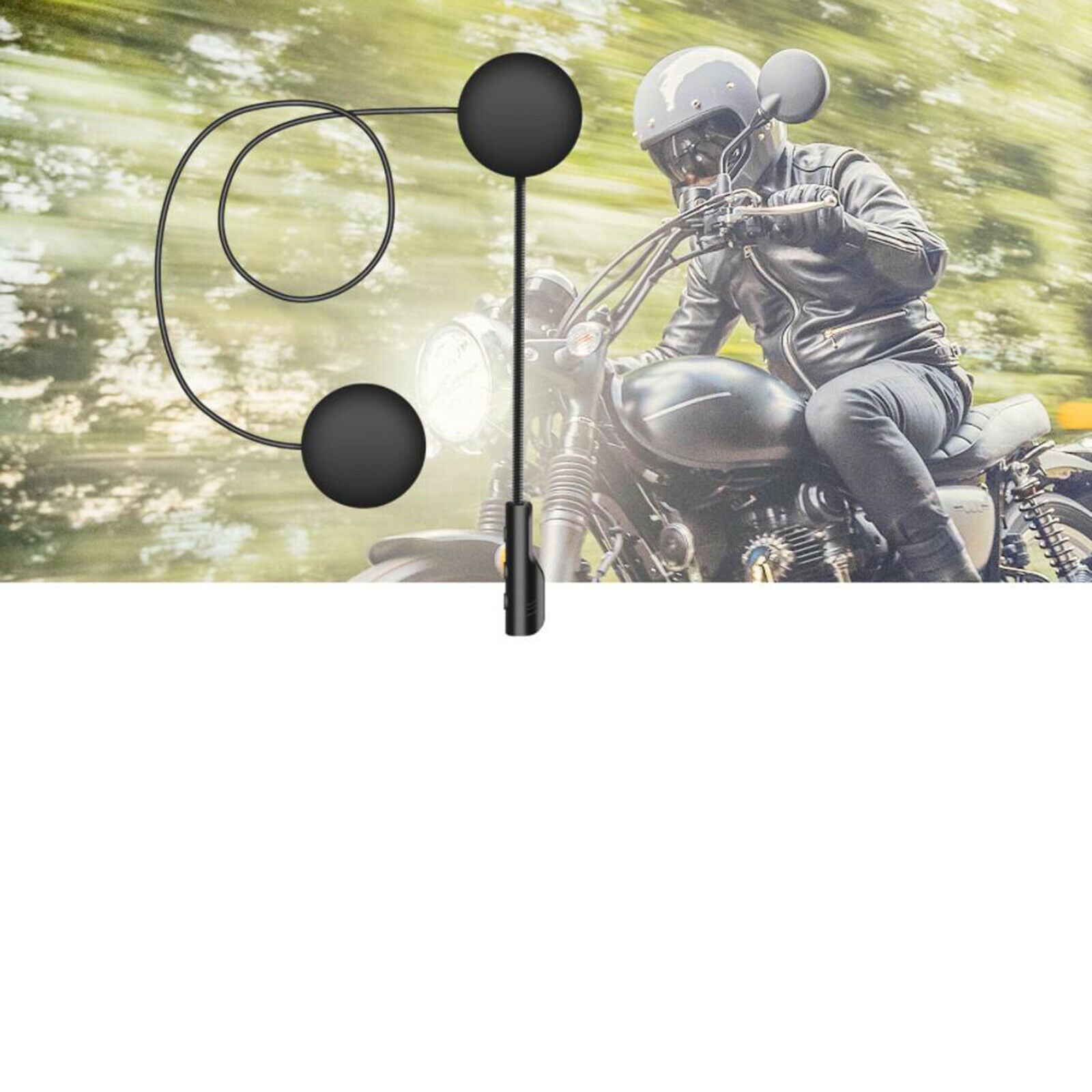 Helmet Bluetooth Headset Noise Cancellation Music Call Control for Riding