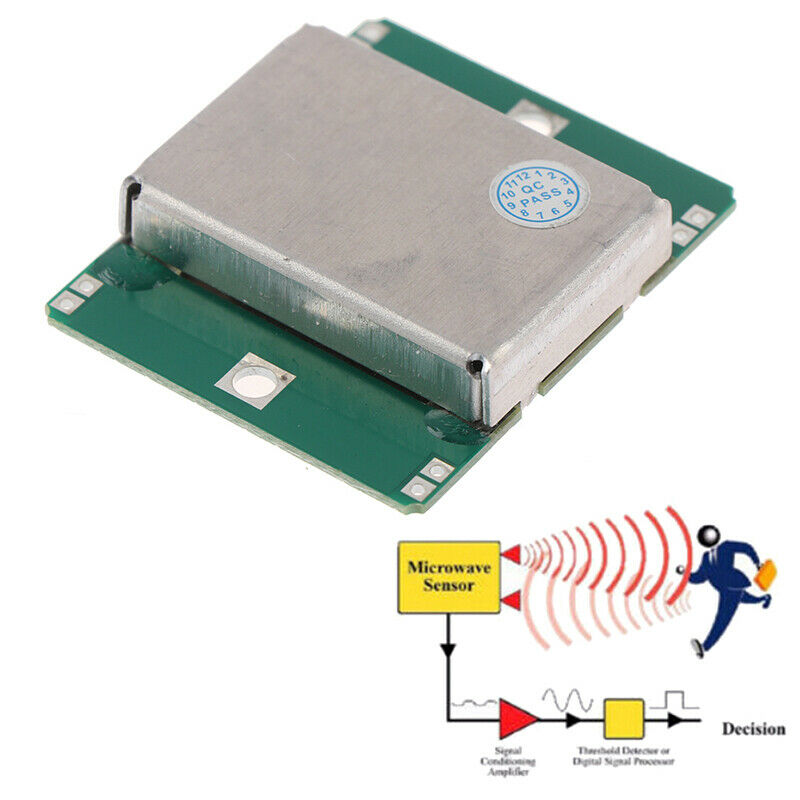 1Pc HB100 Microwave Motion Sensor 10.525GHz Doppler Radar Detector for Arduino