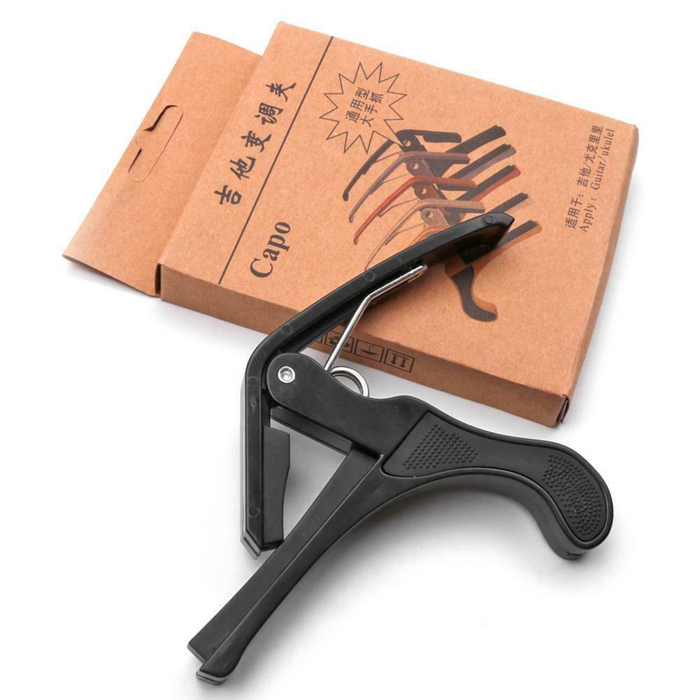 Plastic Guitar Capo Key Trigger+10 Picks Ukulele Quick Change Tuning Clamp @