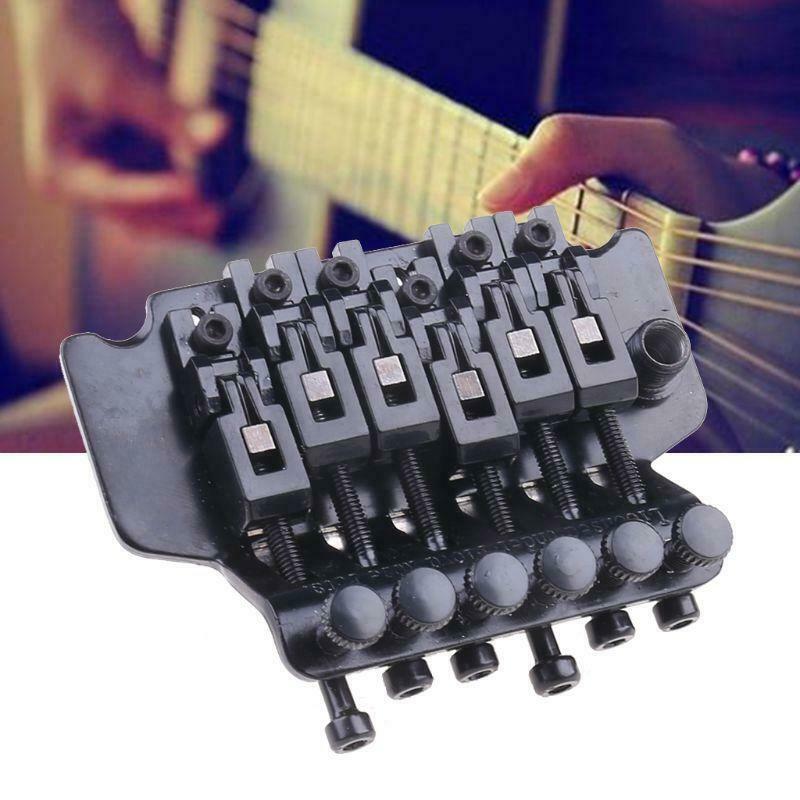 Floyd Rose Double Locking Tremolo System Bridge for Electric Guitar Parts Black