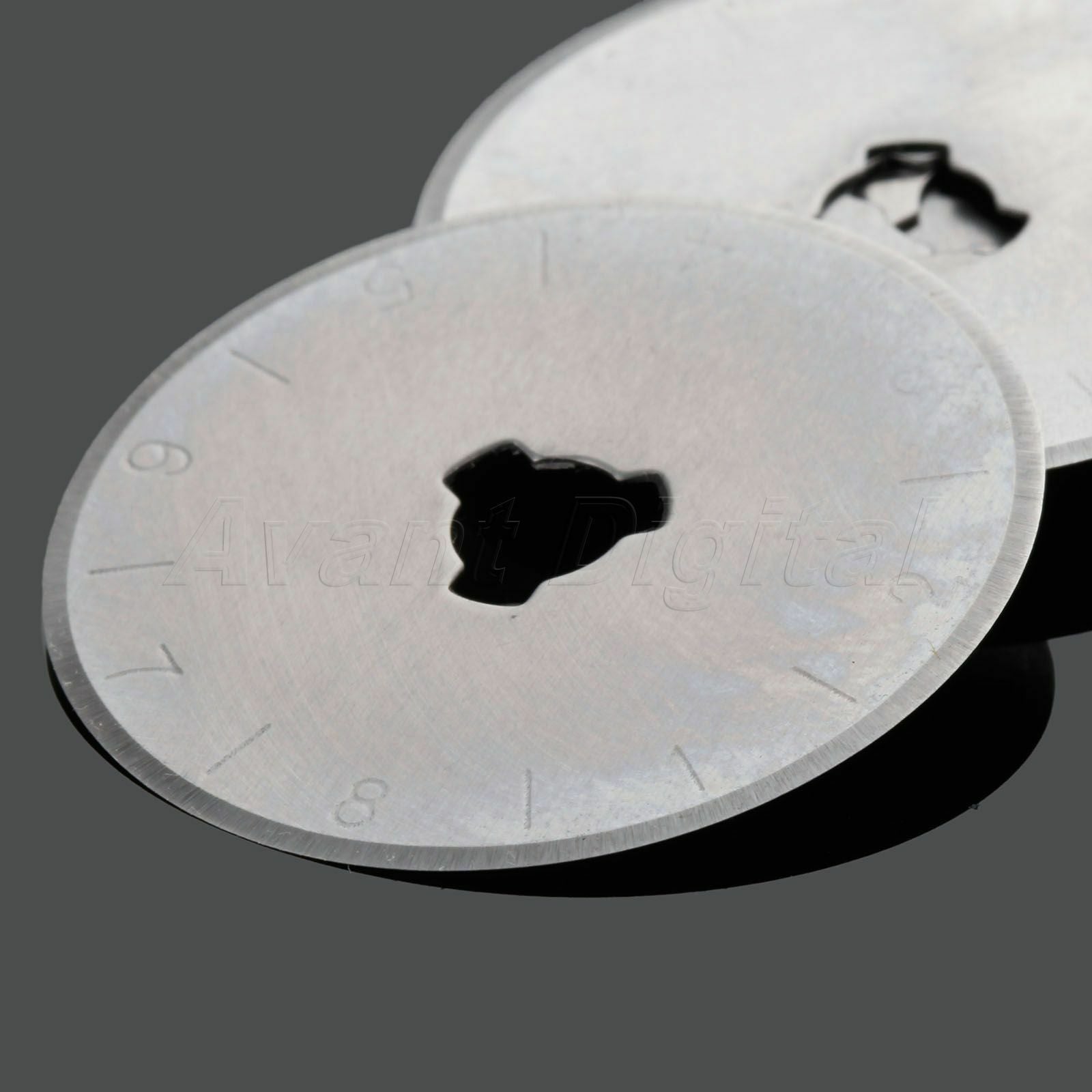 10pcs Rotary Cutter Blades Case Fabric Paper Leather Cutting Sewing Hand Craft