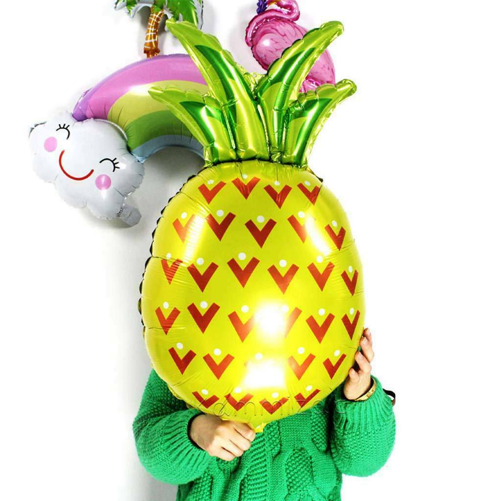 Pineapple Banner Pineapple Balloons Tropical Decoration Pineapple Party