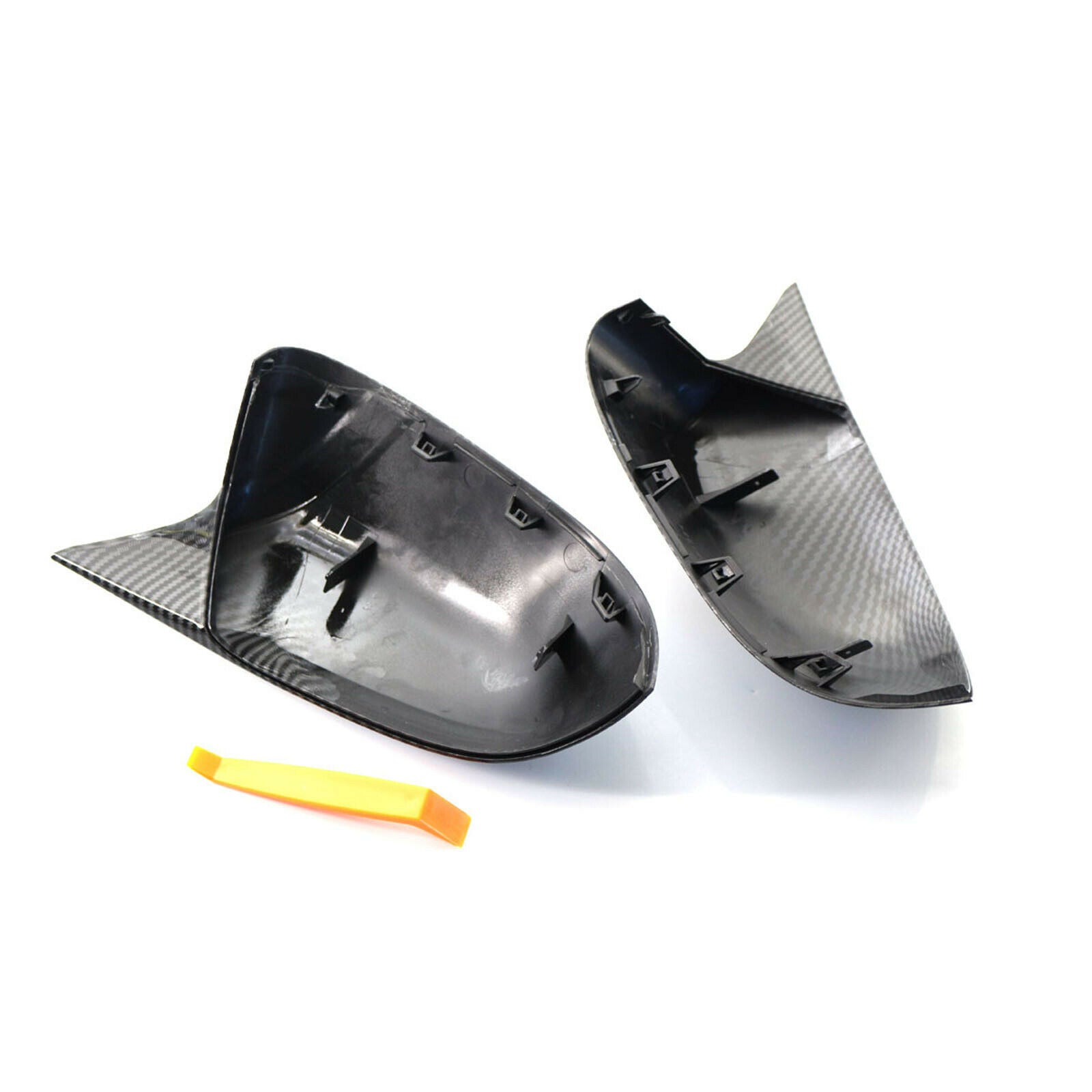 2 Pcs Carbon Fiber Side Mirror Covers Caps for BMW X4 G02 X5 G05 X6 G06