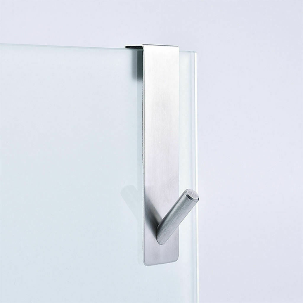 Stainless Steel Door Hooks Towel Hooks Extended Coat Rack for Bathroom