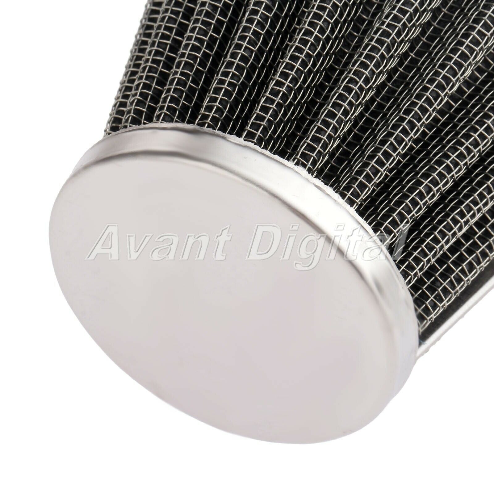 4PCS Motorcycle Inside diameter 42mm Air Intake Filter Cleaner Dual layer steel