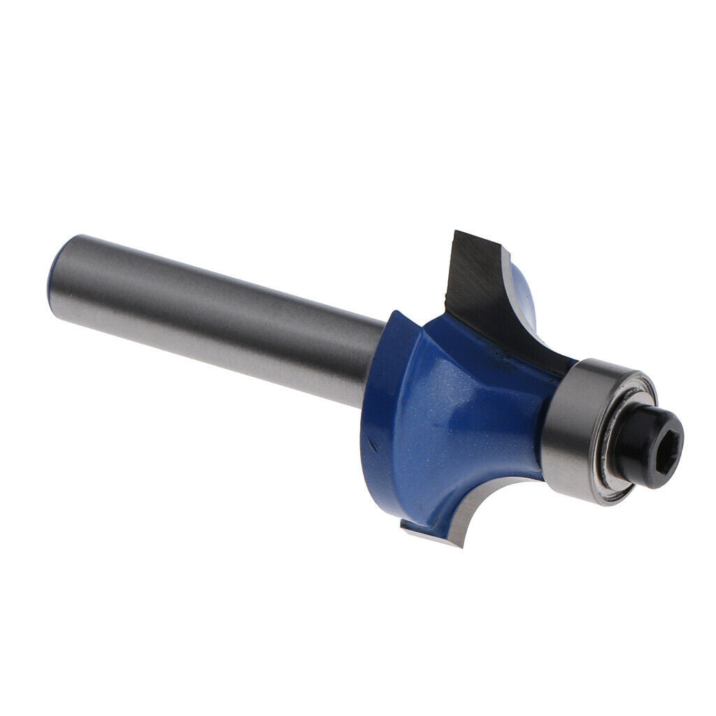 1x 1/4 "Shank 1/2 '' Radius Round Over Router Bit Wood Chisel Cutting Tool