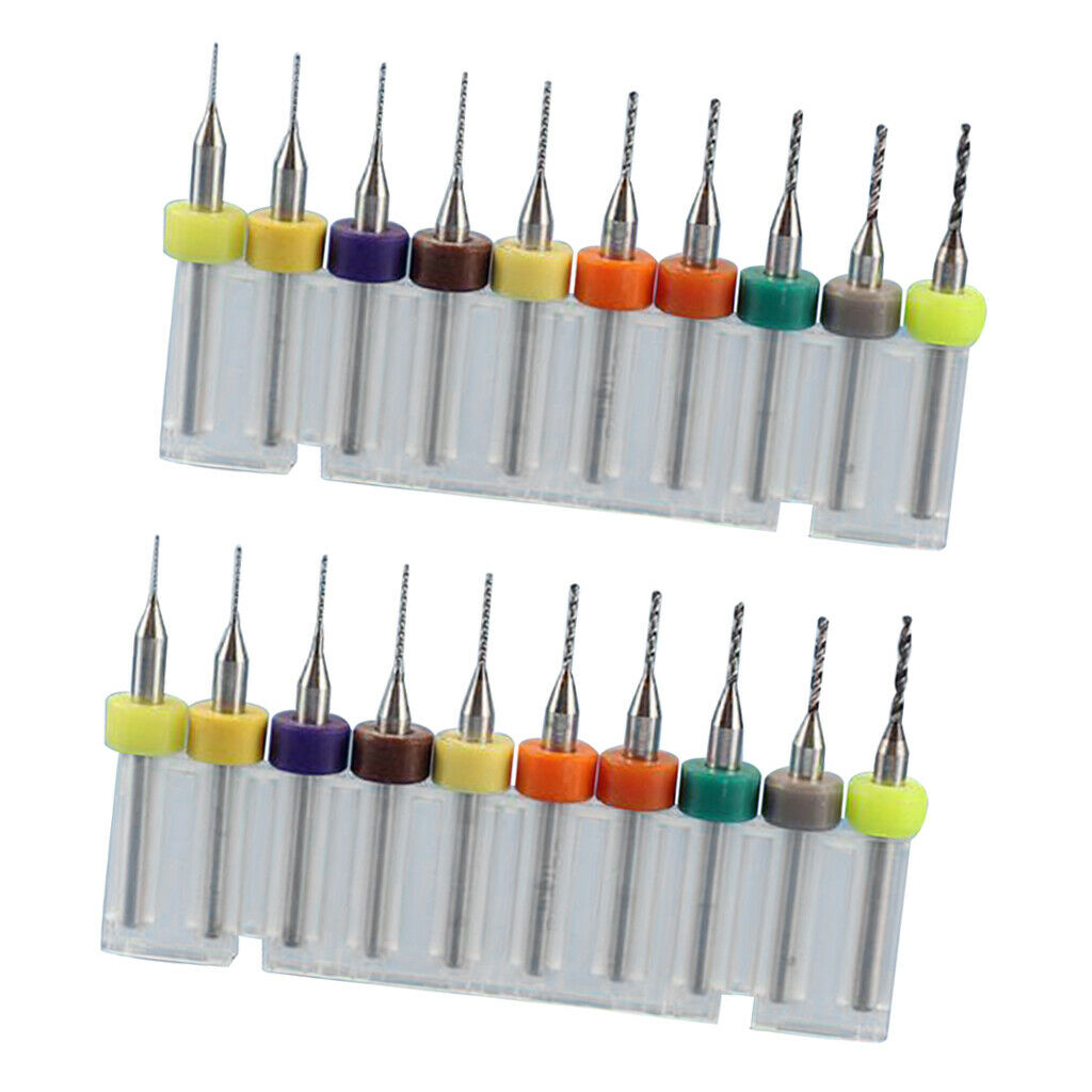 20pcs Drill Bit PCB Print Circuit Board Carbide Woodworking Tool,0.15-1.05mm