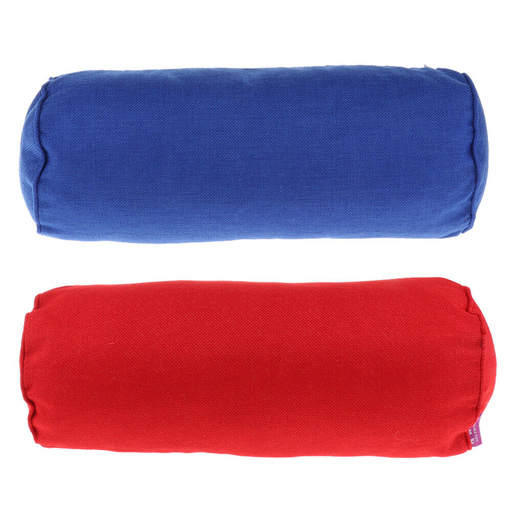 2X Orthopedic Neck Roll Pillow Round Cervical Lumbar Foot Support Pillow