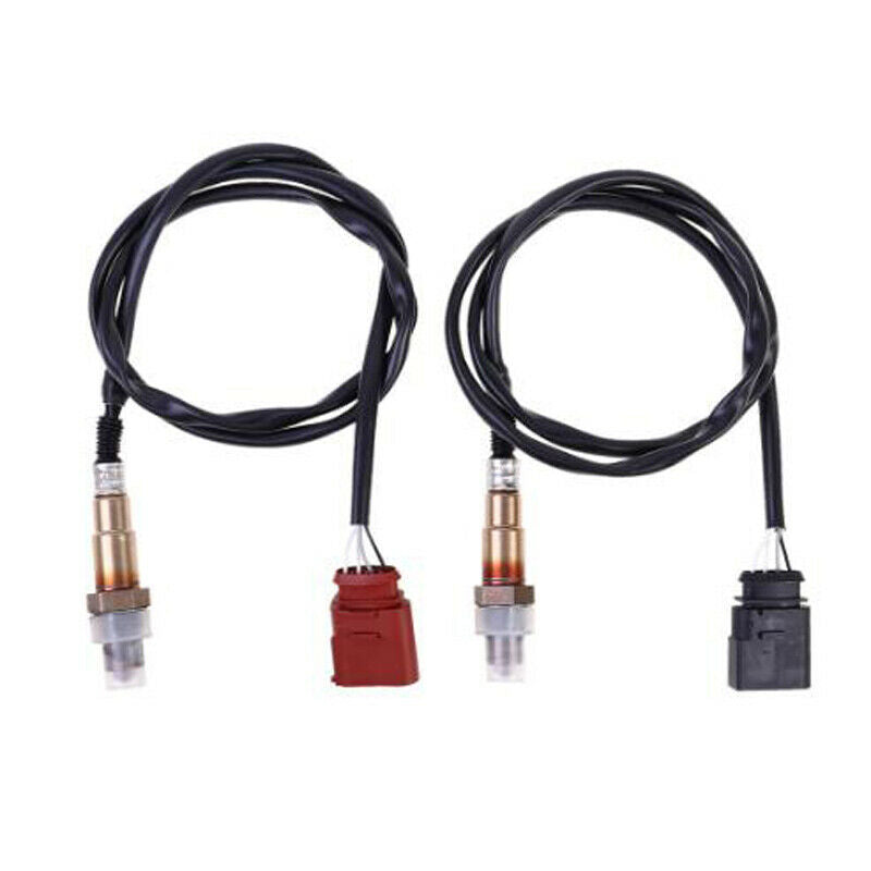 2pcs Oxygen Sensor Up+Downstream Front & Rear for VW Beetle Golf Jetta Audi TT