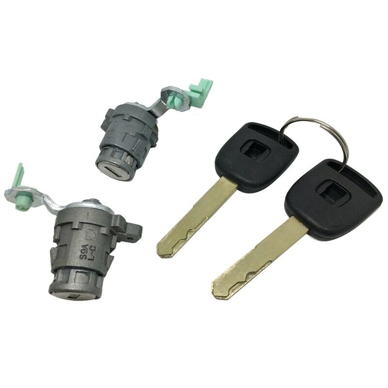 Left & Right Door Lock Cylinder with 2 Keys for 2003-2011  Accord Civic OdysG3A2