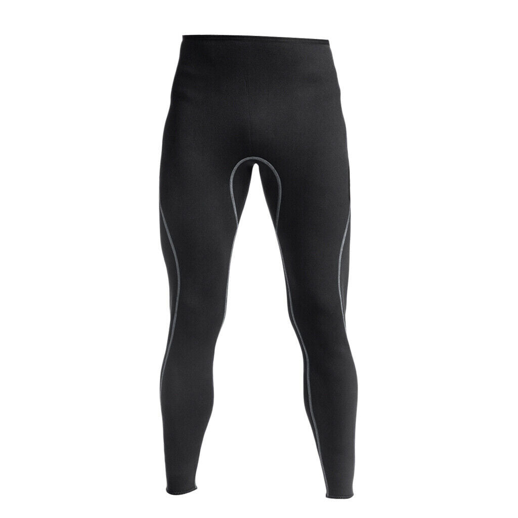 2X Wetsuit Men Long Pants Diving Kayaking Spearfishing Paddling Trousers XL